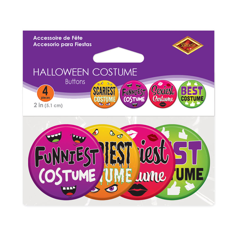 Boutons de costume d'Halloween