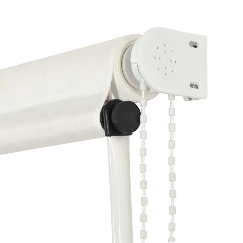 Structure en acier crème auvent Vidaxl et tissu 100% polyester avec revêtement PA