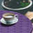 Ambesonne Ethnic Fitted Round Tablecloth Blue Violet Quartz-1379440554