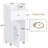 Storage Rolling Cart with Lockable Wheels, Tool Holder, Trolley for Salon-126412832
