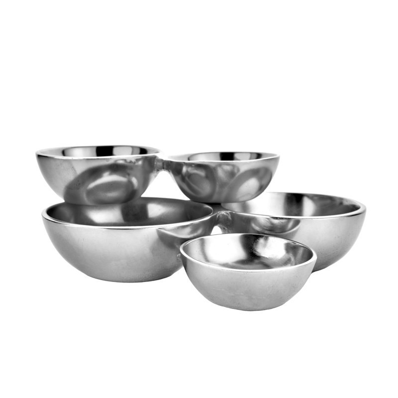 Small Gold Cluster Bowl, Stainless