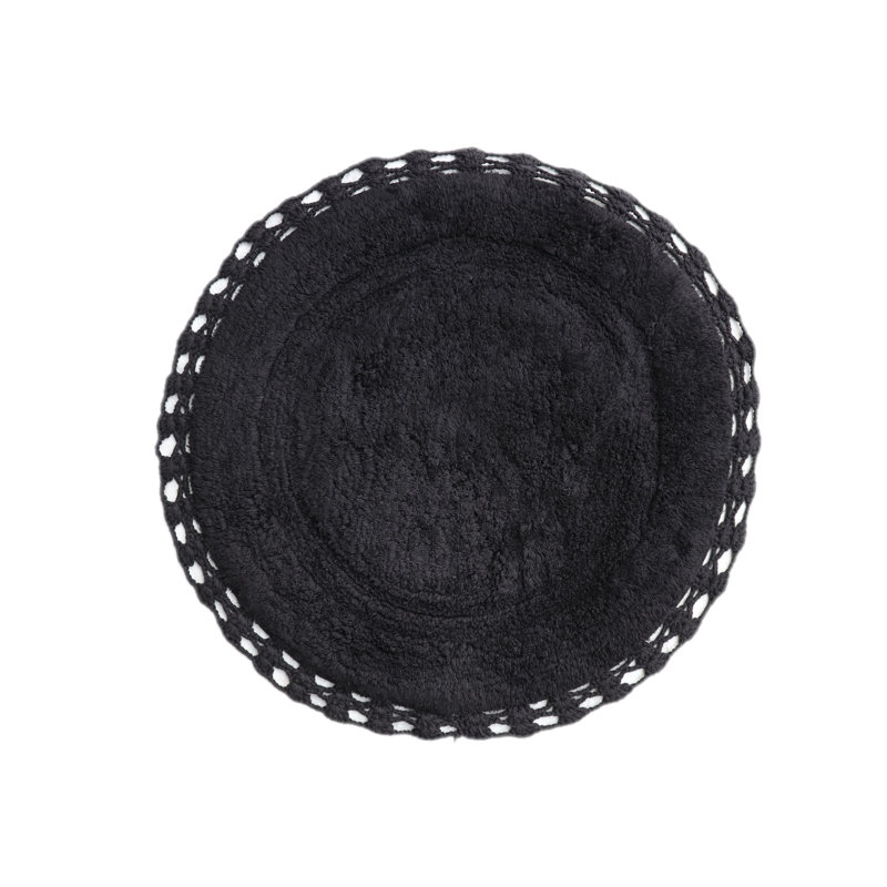 Tapis pour salle de bain Saross, Noir