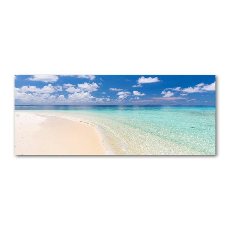 Beach In Maldives - No Frame Print on Canvas