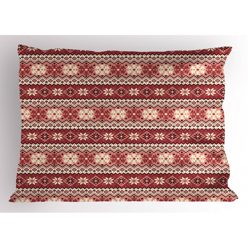 Polyester Geometric Sham Set, Twin