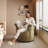 Upholstered Swivel Barrel Chair-1432633812