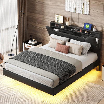 Upholstered Ottoman Storage Bed