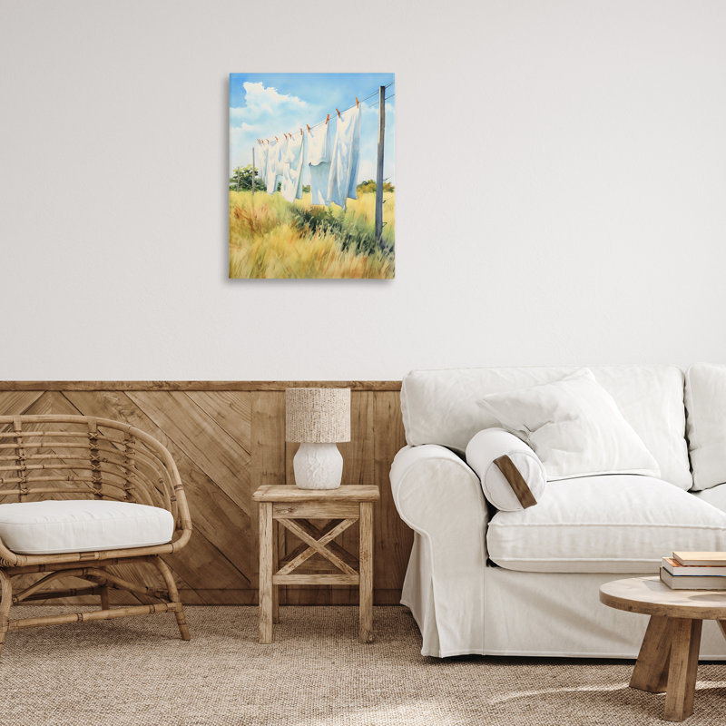 Ligne de vêtements en toile Windy Meadow, design par Creative Studio, H 30 po x l 24 po