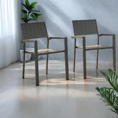 Durable Metal Modern Dining Chairs, Ergonomic Design For Indoor Outdoor Use