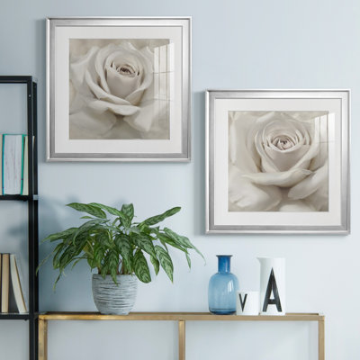 «Dreamy I», ensemble de 2 reproductions d'art encadrées