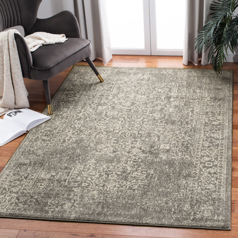 Tapis abstrait Annette, Rectangle de 10 pi x 14 pi