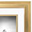 Picture Frame With Decorative Inner Mat Accent - Shatter Resistant Glass And Easel Stand-109519281