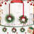 12 Pack Mini Christmas Wreaths