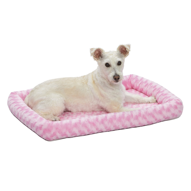 Lit pour animal de compagnie MidWest Homes for Pet, l 30 po x P 21 po x H 3 po, Rose