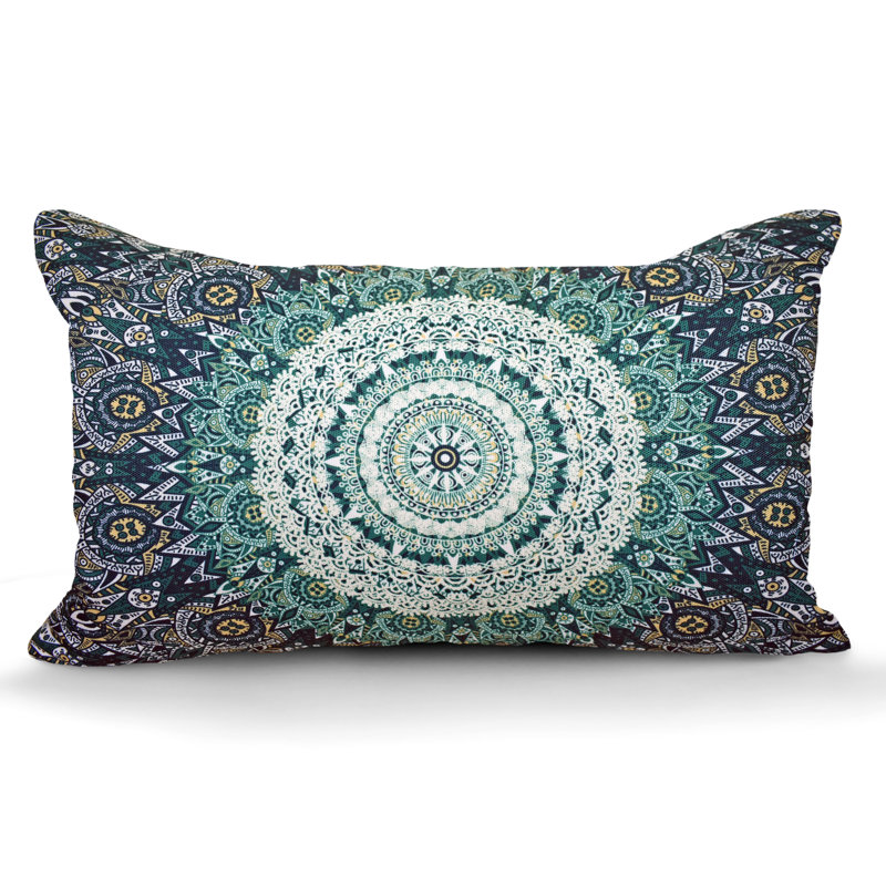 Coussin intérieur/extérieur Floral, Vert floral
