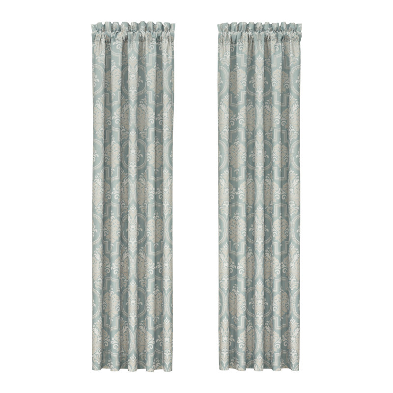 Tranquility 84" Window Panel Pair Aqua