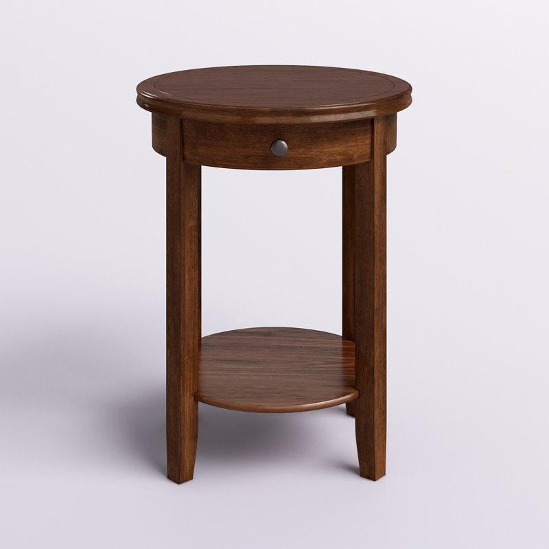 Carbin End Table with Storage, Espresso