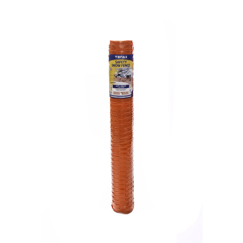 Clôture à neige Tenax Poly, Orange, H 48 po x l 1 200 po