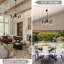 Lustre style campagne moderne 10 lumières noir-1885704579