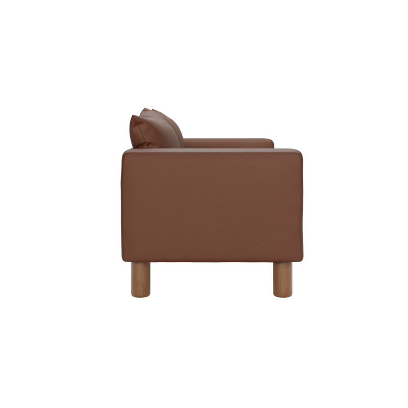 Essential Loveseat, Terra Cactus Leather / Cylinder, Cylinder