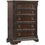Commode 5 tiroirs en acajou traditionnel