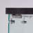 LED Strip Light Two Door Glass Cabinet Glass Display Cabinet With 4 Shelves-708996718