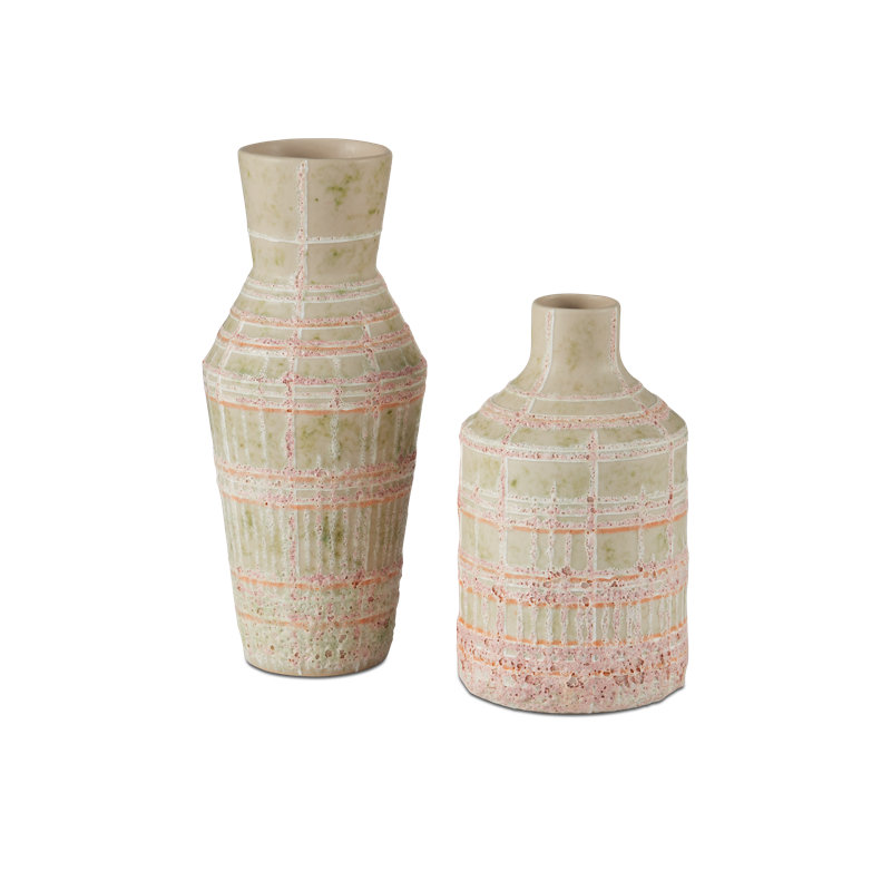 Ensemble de 2 vases Riso