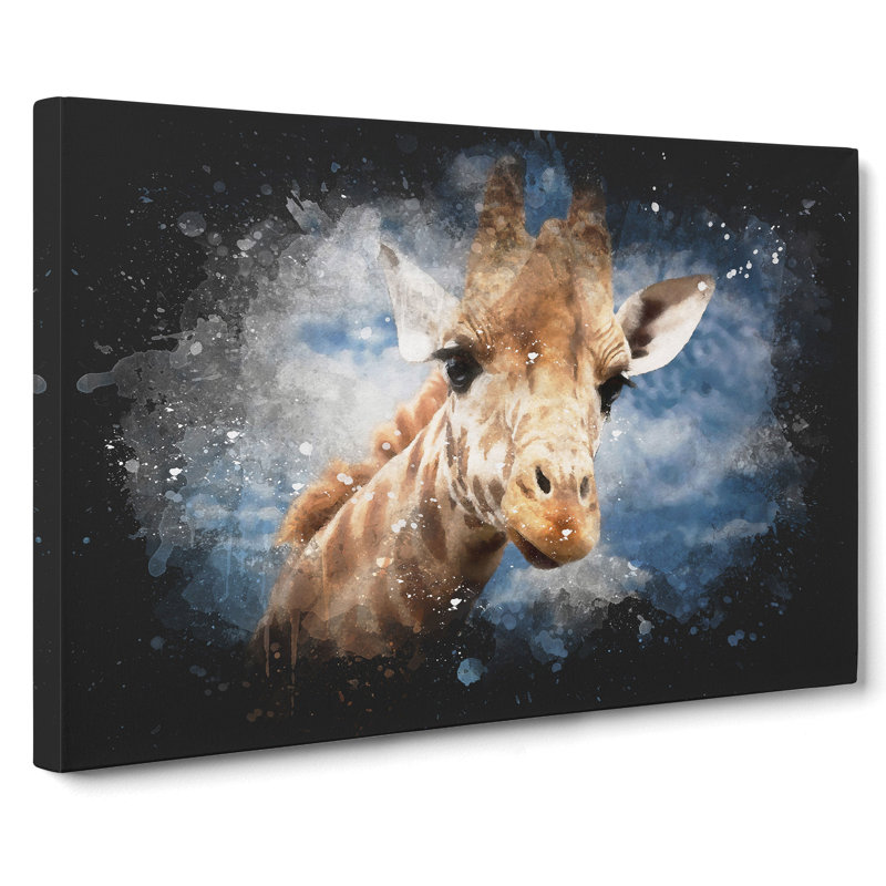 Giraffe Vol.2 - Wrapped Canvas, 60cm H x 91cm W x 3cm D