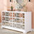 Alaric 60" W 6-Drawer Dresser with Mirrored Fronts-474416588