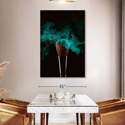 Poudre de maquillage turquoise Shuttleworth