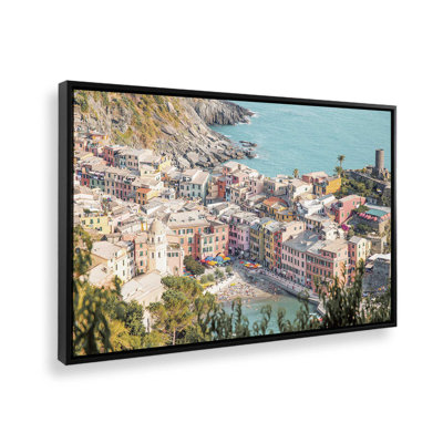 «Coastal Town Views», reproduction sur toile tendue