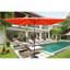 10 X 6.5T Rectangular Patio Solar LED Lighted Outdoor Umbrellas With Crank And Push Button Tilt For Garden Backyard Pool Swimming Pool-297366191