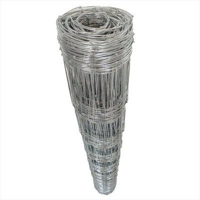 Rouleau de clôture en fil métallique, argent poli, filet gradué pour la protection du jardin, 3 pi x 164 pi, acier galvanisé de calibre 14
