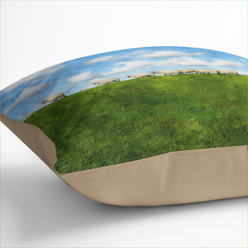 Flock of Sheep Vol.4 Scatter Cushion, Stone, 55cm H x 55cm W x 20cm D