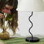 Lampe de table DEL 22 po Squiggle avec base torsadée et abat-jour ivoire Empire-98278477