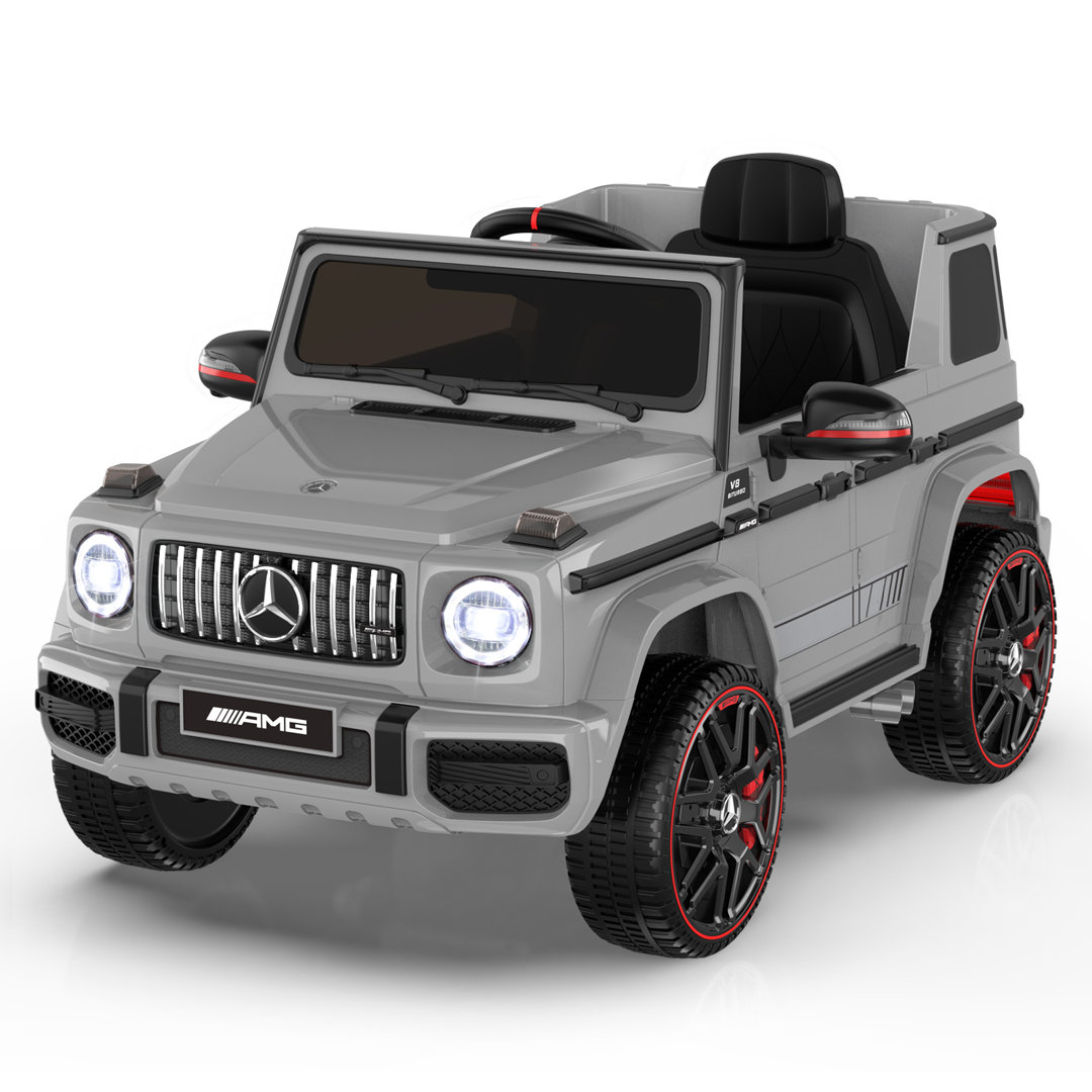ARBELI 12V Powered Ride on Toy Mercedes-Benz G63 Licensed for Kids, Electric Toddler Ride on Car w/Parent Remote Control, MP3, LED Headlight, Gift for Boys Girls Aged 2-4 Years, Black ARBELI