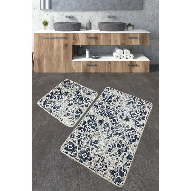 Ensemble de 2 tapis de bain Anamosa