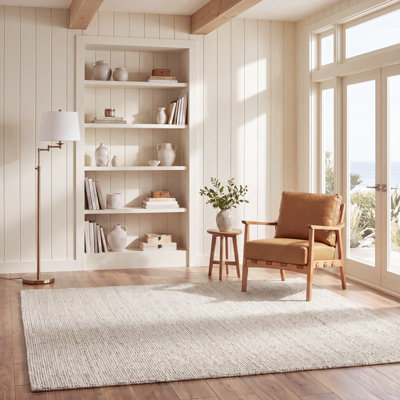 Laine tissée à la main Natura Coton Tapis d'intérieur recyclé P.E.T