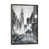 Toile avec cadre gris foncé est en rupture de stock