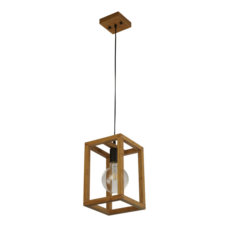 Svetlana 1 - Light Natural Square/Rectangle Pendant