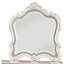Miroir blanc perle