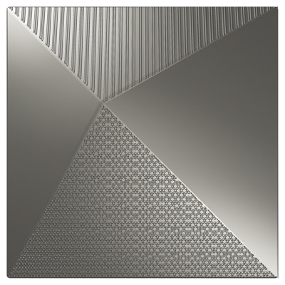14.7 x 14.7 cm Beveled Porcelain Tile