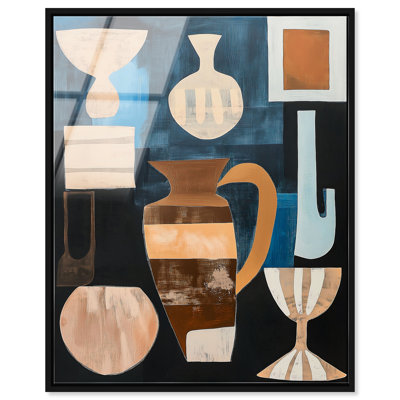 Cup of Yesteryears High-Gloss Frameless Acrylic Glass Wall Art Abstract Print by Oliver Gal, Ready to Hang, 16 x 20
