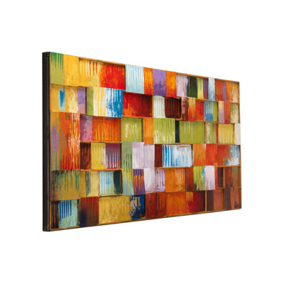 Metal picture piece by piece