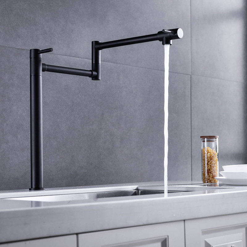 AWZTOO Kitchen Faucet, Matte Black