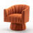 Murrow Velvet Swivel Barrel Chair-409425050