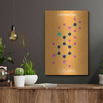 Trinx 'Adrenaline Molecule II' by Epic Portfolio, Metal Wall Art