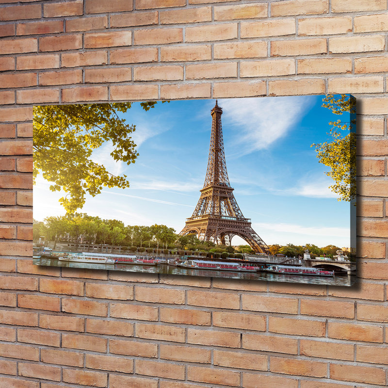 Eiffel Tower Paris - Wrapped Canvas Print