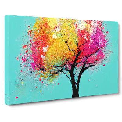Tree Splash Vol.4 Abstract - Wrapped Canvas