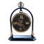 Modern & Contemporary Roman Numeral Metal Quartz Movement / Crystal Tabletop Clock Matte Black