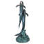 Twin Dolphins in Tandem Garden Statue